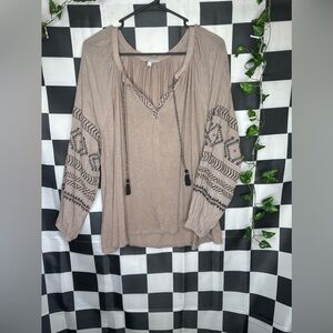 Plus size 1X lucky‎ Brand blouse
